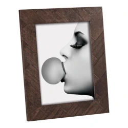 إطار صور ماسكاني 15x20 سم خشب بني - إطار صور