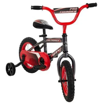 دراجة هوائية للأولاد Huffy Pro Thunder مقاس 12 بوصة - حواف ومقود أحمر - هوفي - Image 7