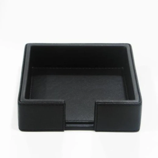 AP Leather Small Black Napkin Holder - Compact Stylish Table Accessory for Home & Garden AP Leather Small Black Napkin Holder - Compact Stylish Table Accessory for Home & Garden