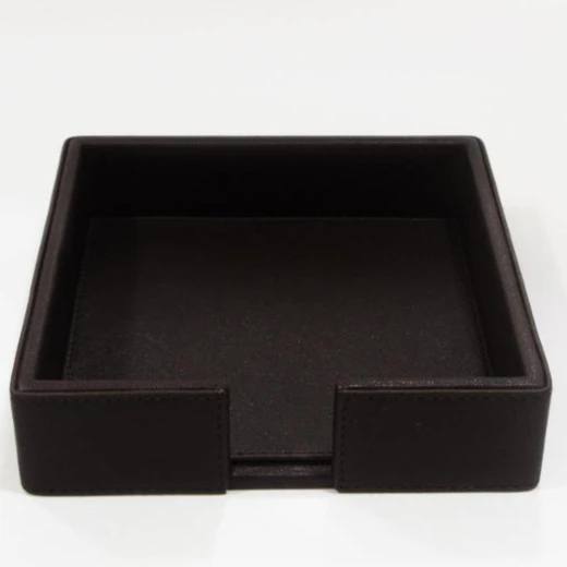 AP Leather Large Brown Napkin Holder - Stylish Home & Garden Table Decor AP Leather Large Brown Napkin Holder - Stylish Home & Garden Table Decor