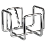 APS Hero Napkin Holder Chrome Stainless Steel - 14.5x14.5cm - Sleek and Durable Table Accessory - APS
