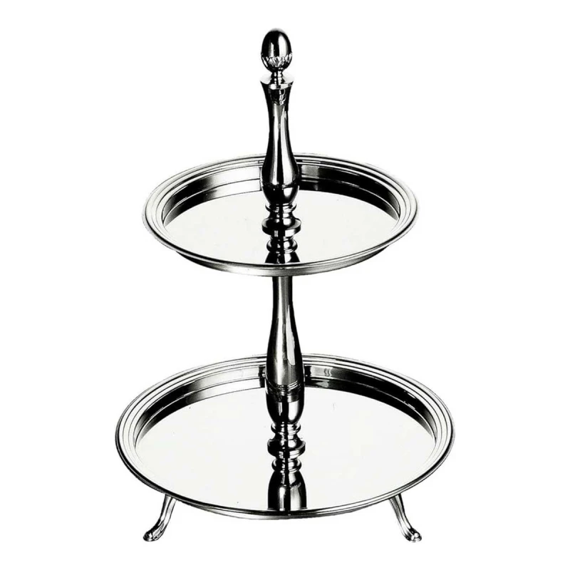 Mepra Etagere 2 Tier Serving Stand Stainless Steel - Elegant and Durable Serveware - Mepra