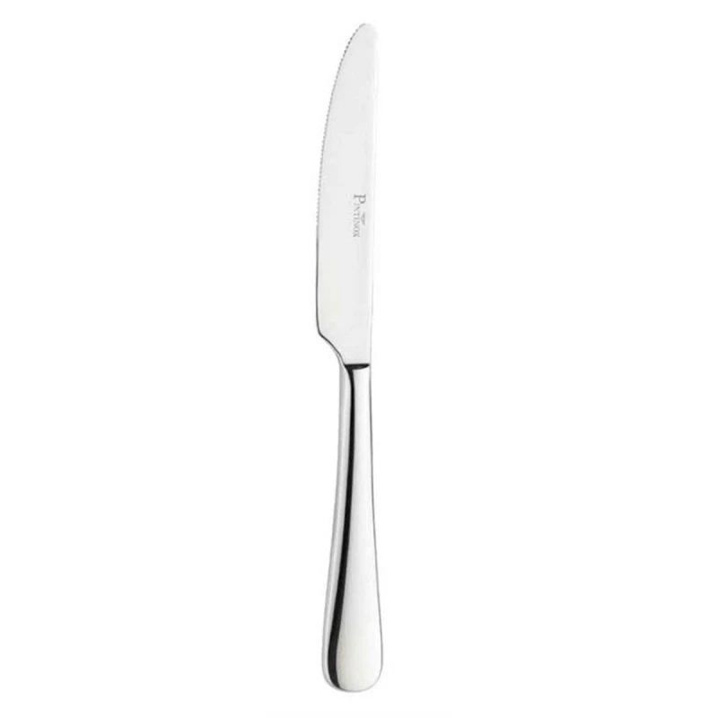 Pinti Coliseum Dessert Knife Set of 6 - Stainless Steel - Elegant and Durable Cutlery Set - Pinti