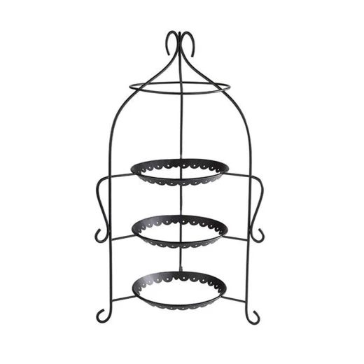 Leonardo Black Plate Stand 30cm - Serveware for Dining