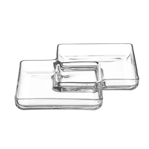 Leonardo Sezione Square Dish 31cm - Glass Serving Dish Leonardo Sezione Square Dish 31cm - Glass Serving Dish