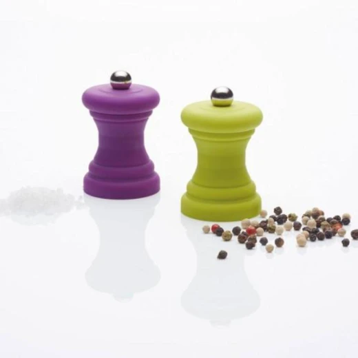 KitchenCraft Miniature Stainless Steel Salt & Pepper Mills Set 2 Piece Tabletop Spice Seasoning Grinders KitchenCraft Miniature Stainless Steel Salt & Pepper Mills Set 2 Piece Tabletop Spice Seasoning Grinders