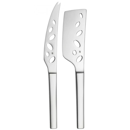 WMF Nuova Cheese Knife Set of 2 Pieces Stainless Steel WMF Nuova Cheese Knife Set of 2 Pieces Stainless Steel