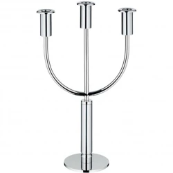 WMF Candle Stand 3 Arms Polished Finish – Elegant Home Decor Accessory