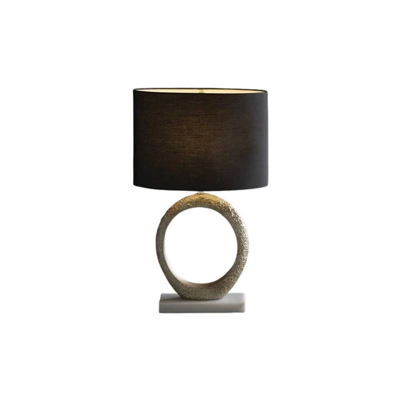مصباح طاولة ماسكاني ذهبي وأسود 38x20 سم ارتفاع: 63 سم - تصميم عصري - ماسكاني