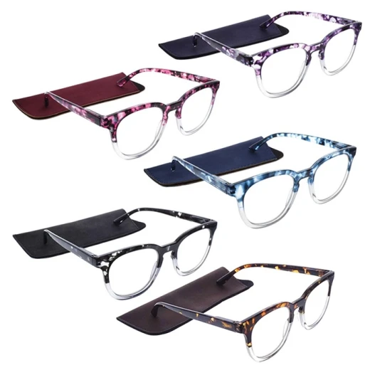 Mascagni Reading Glasses with Fabric Case, Stylish & Comfortable Readers for Daily Use | Lightweight Design with Protective Pouch Mascagni Reading Glasses with Fabric Case, Stylish & Comfortable Readers for Daily Use | Lightweight Design with Protective Pouch