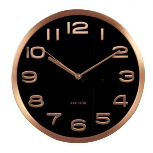 P.T Maxie Wall Clock 29cm – Sleek Copper Frame Design for Modern Home or Office P.T Maxie Wall Clock 29cm – Sleek Copper Frame Design for Modern Home or Office