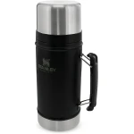 Stanley Classic Vacuum Food Jar 0.94L – Matte Black Insulated Container for Hot or Cold Meals - Stanley