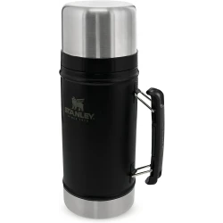 Stanley Classic Vacuum Food Jar 0.94L – Matte Black Insulated Container for Hot or Cold Meals