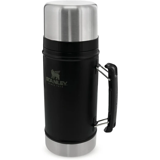 Stanley Classic Vacuum Food Jar 0.94L – Matte Black Insulated Container for Hot or Cold Meals Stanley Classic Vacuum Food Jar 0.94L – Matte Black Insulated Container for Hot or Cold Meals