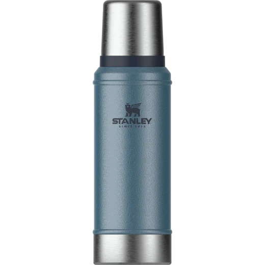 Stanley Classic Legendary Bottle 0.75L – Insulated for Hot & Cold Drinks, Hammertone Lake Stanley Classic Legendary Bottle 0.75L – Insulated for Hot & Cold Drinks, Hammertone Lake