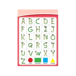 Dodi English Big Letters Stickers, Fun & Educational Alphabet Stickers for Kids