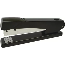 Raion FL-210S Black Stapler – Heavy Duty, 30/40 Sheet Capacity for Office or School Use