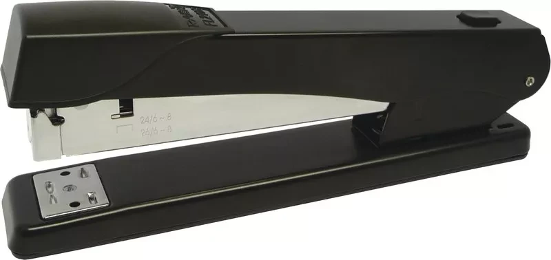 دباسة رايون FL-210S سوداء - قوية بسعة تدبيس ٣٠/٤٠ ورقة للاستخدام المكتبي أو المدرسي