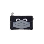 ZIPIT Face-It Creature Personal Care Case – Black, Double Zipper, Fun School Hygiene Organizer - ZIPIT