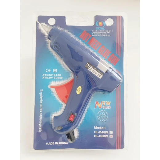 60W Hot Melt Glue Gun, Fast Heating with Copper Nozzle, Lightweight, Easy to Use for Craft & Repair Projects - Image 3
