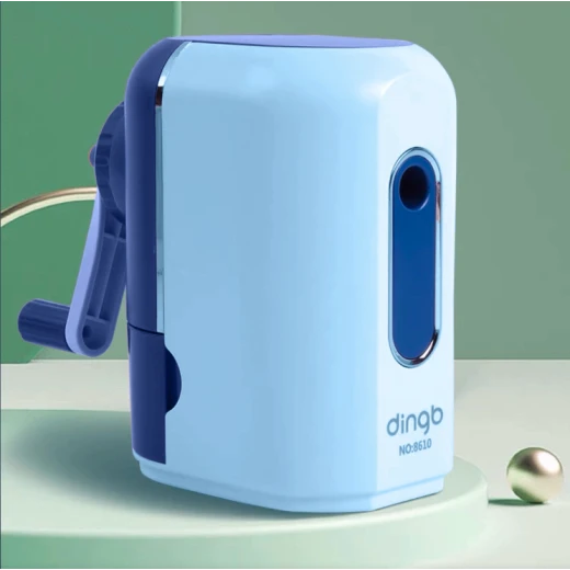 Dingo Large Manual Pencil Sharpener – Blue, Easy-to-Use & Stylish Dingo Large Manual Pencil Sharpener – Blue, Easy-to-Use & Stylish