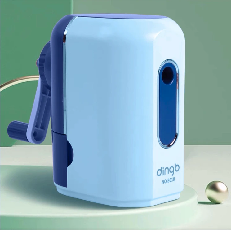 Dingo Large Manual Pencil Sharpener – Blue, Easy-to-Use & Stylish