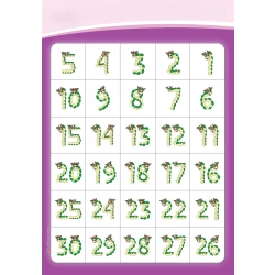 Dodi 30 Numbers Poster – Colorful Educational Chart (1–30)