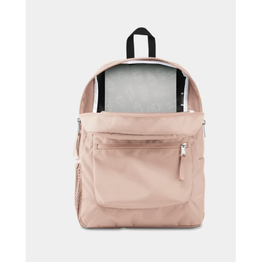 JanSport Cross Town Backpack Misty Rose - 26L Pink School Bag 42x 32 x14 cm - JanSport - Image 3