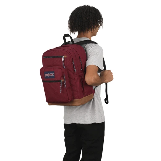 JanSport Cool Student Laptop Backpack,  Russet Red, Fits 15" Laptop, 34 liters, Spacious & Stylish for School or College 20.5 cm x 31 cm x 43.5 cm - JanSport - Image 3