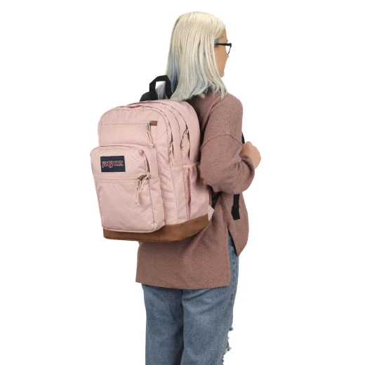 JanSport Cool Student Laptop Backpack, Misty Rose, Fits 15" Laptop, 34 liters, Spacious & Stylish for School or College 20.5 cm x 31 cm x 43.5 cm - JanSport - Image 4