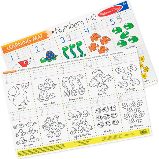 Numbers 1-10 Write-A-Mat - Melissa & doug - Image 5