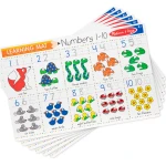 Numbers 1-10 Write-A-Mat - Melissa & doug