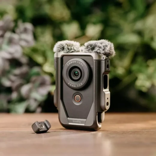 كانون PowerShot V10 (الطراز 5947C006AA) – كاميرا مدوّنة مدمجة بدقة 4K، مستشعر 1 بوصة، حامل مدمج وميكروفون ستيريو - كانون - Image 4