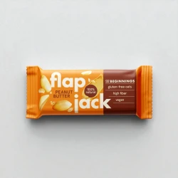 The Beginnings GF Peanut Butter Flapjack Bar 60g - Delicious & Nutritious