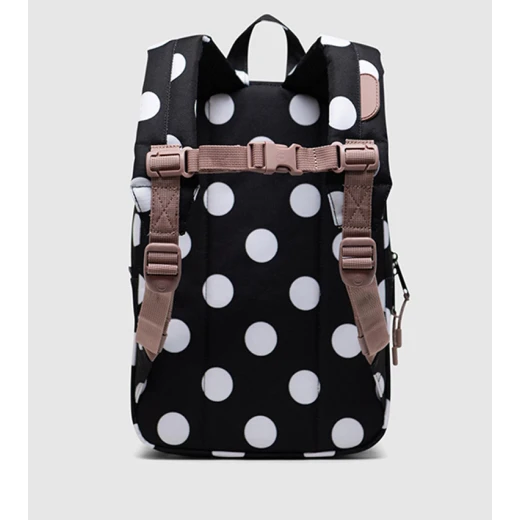 Herschel Heritage Polka Dot Kids Backpack –Black & White School Bag – Lightweight & Durable 33 x 24 x 11 cm - Herschel - Image 4