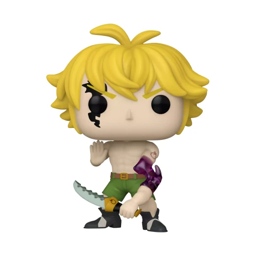Pop! Animation: Seven Deadly Sins- Meliodas with Chase (Demon Mode) - Funko - Image 2