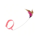 Cat Play Toy – Adjustable Collar with Play Wand from pets - Pets