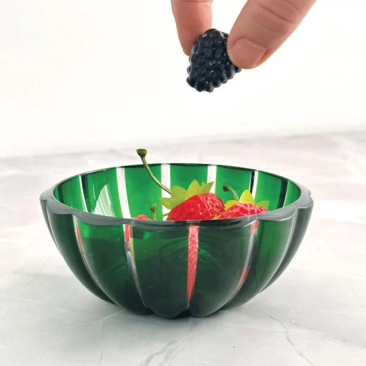 Guzzini Dolcevita Green Small Bowl 12cm 300ml - Serveware - Guzzini - Image 2