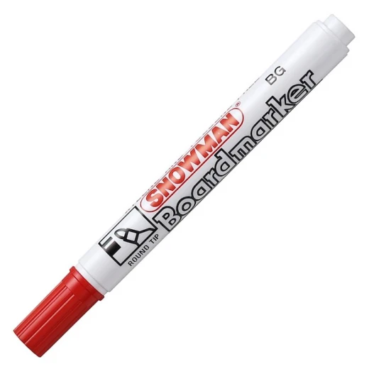 Snowman BG12T White Board Marker Chisel Red Snowman BG12T White Board Marker Chisel Red