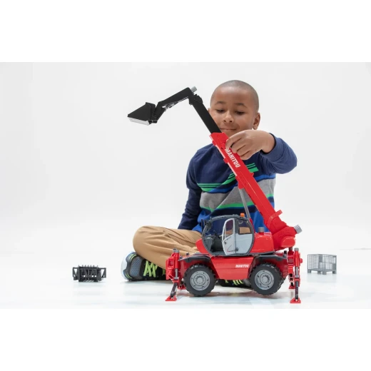 Bruder MRT 2150 Toy Construction Vehicle Black and Red - Bruder - Image 3