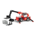 Bruder MRT 2150 Toy Construction Vehicle Black and Red - Bruder
