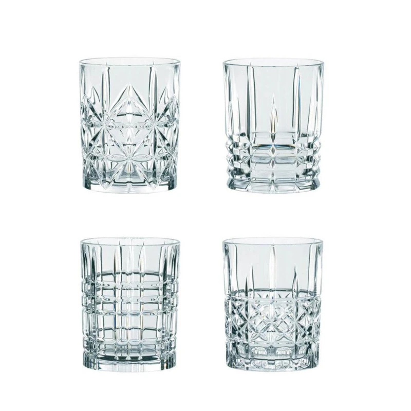 Nachtmann Highland Tumbler Set of 4 Crystal Glasses - Nachtmann