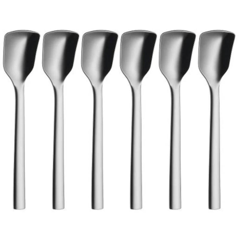 WMF Nuova Ice-cream Spoon Set of 6 - Stainless Steel - WMF