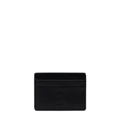 Herschel Charlie Leather Cardholder - Black Wallet