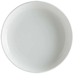 Bonna White Deep Plate 25cm Porcelain Dinnerware