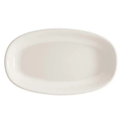 Bonna White Oval Plate 15x8.5cm Porcelain Dinnerware