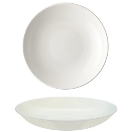 Bonna White Deep Plate 25cm Porcelain Dinnerware Bonna White Deep Plate 25cm Porcelain Dinnerware