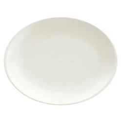 Bonna Oval White Dish 31x24cm Porcelain Plates for Dining