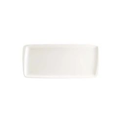 Bonna White Rectangular Plate 34x16cm - Porcelain Dinnerware