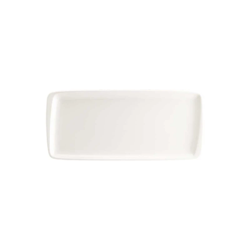Bonna White Rectangular Plate 34x16cm - Porcelain Dinnerware - Bonna